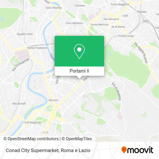 Mappa Conad City Supermarket