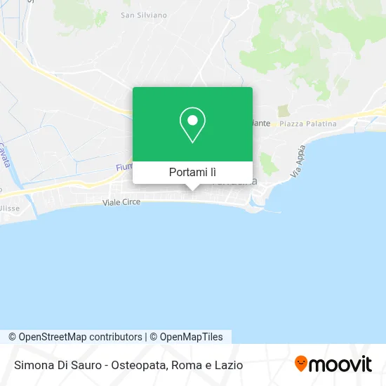 Mappa Simona Di Sauro - Osteopata