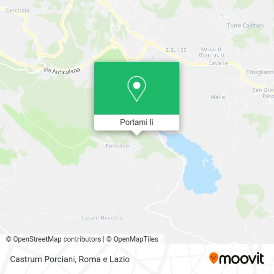 Mappa Castrum Porciani