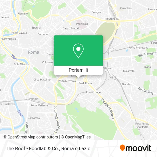 Mappa The Roof - Foodlab & Co.