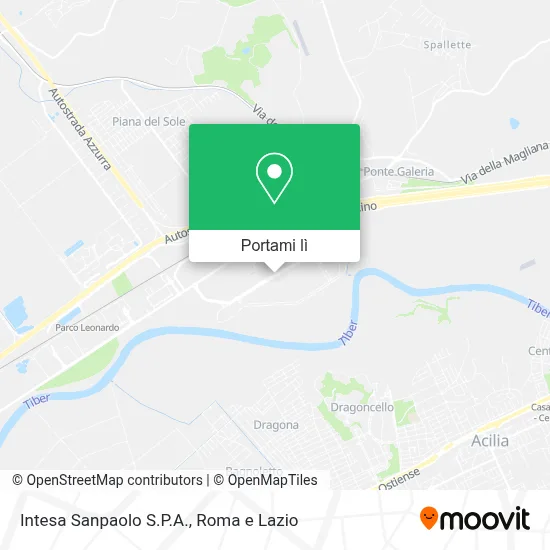 Mappa Intesa Sanpaolo S.P.A.