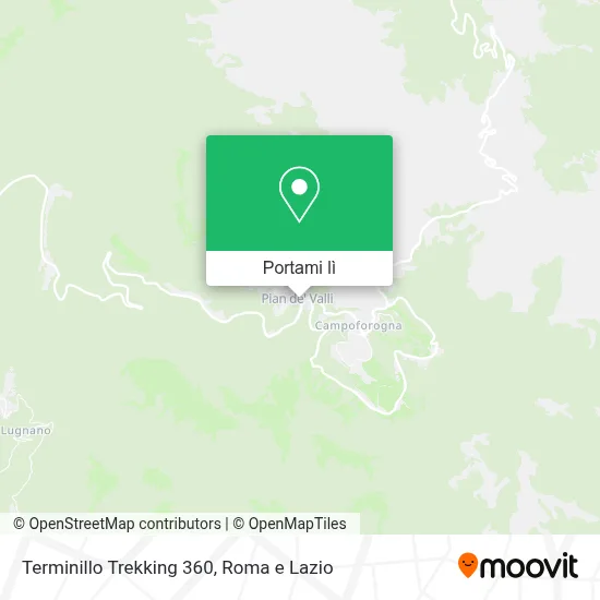Mappa Terminillo Trekking 360