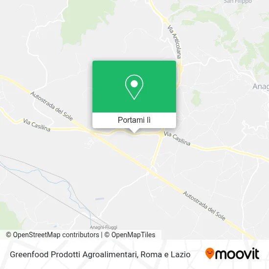 Mappa Greenfood Prodotti Agroalimentari