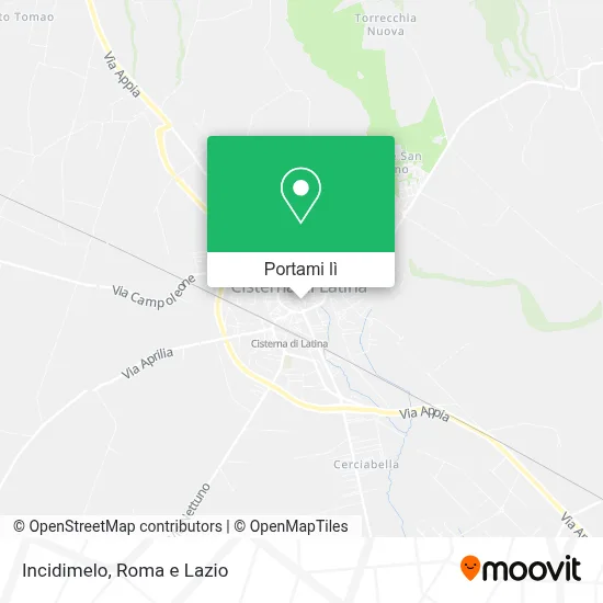 Mappa Incidimelo