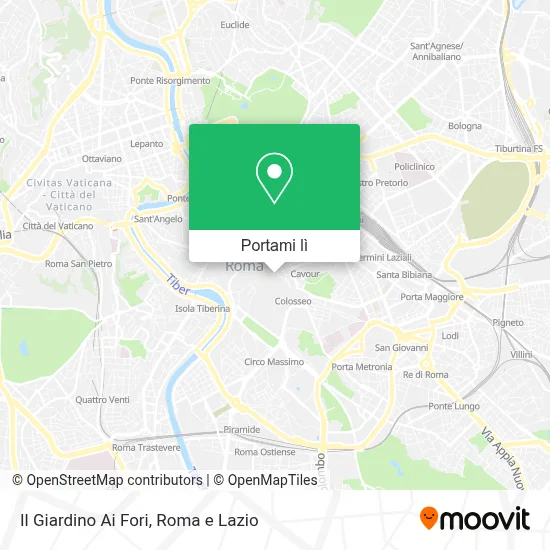 Mappa Il Giardino Ai Fori