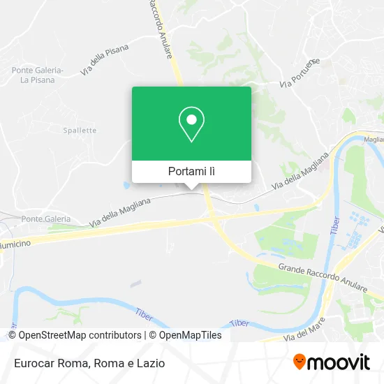Mappa Eurocar Roma