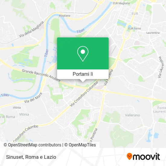 Mappa Sinuset