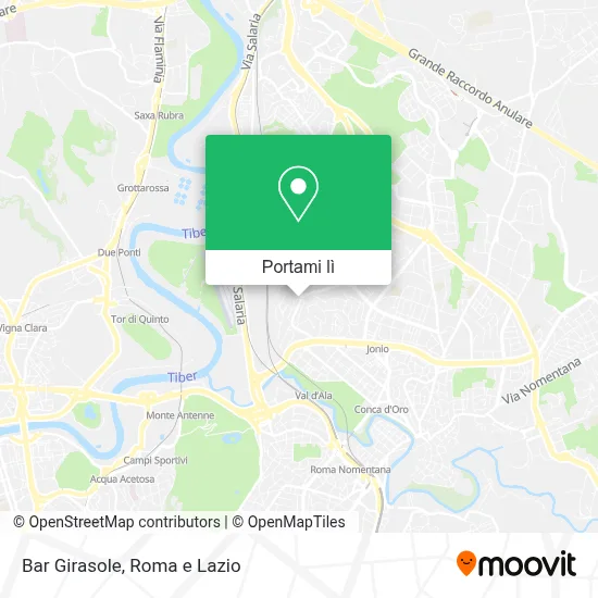 Mappa Bar Girasole