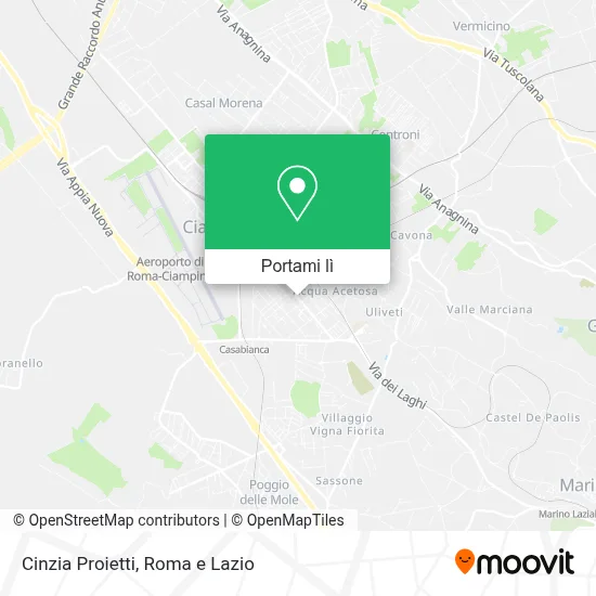 Mappa Cinzia Proietti