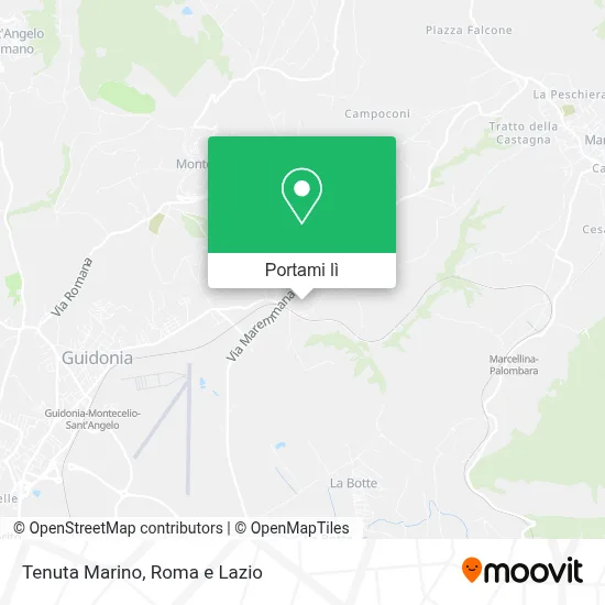 Mappa Tenuta Marino