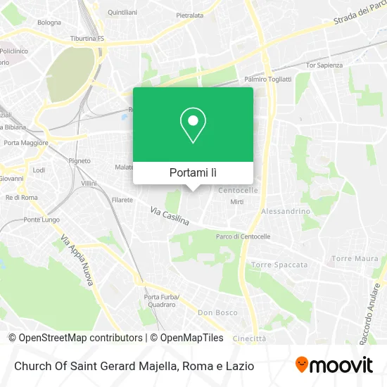 Mappa Church Of Saint Gerard Majella