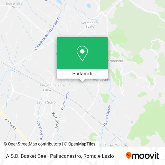Mappa A.S.D. Basket Bee - Pallacanestro