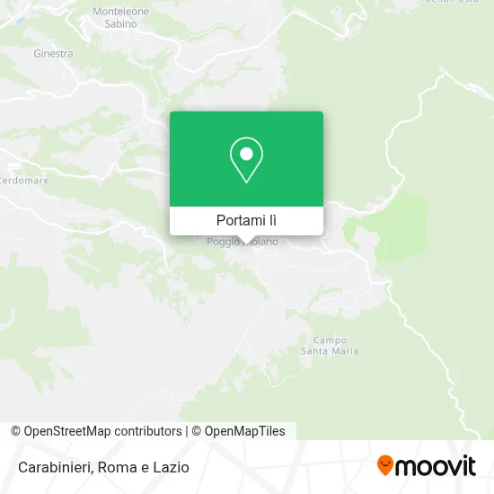 Mappa Carabinieri