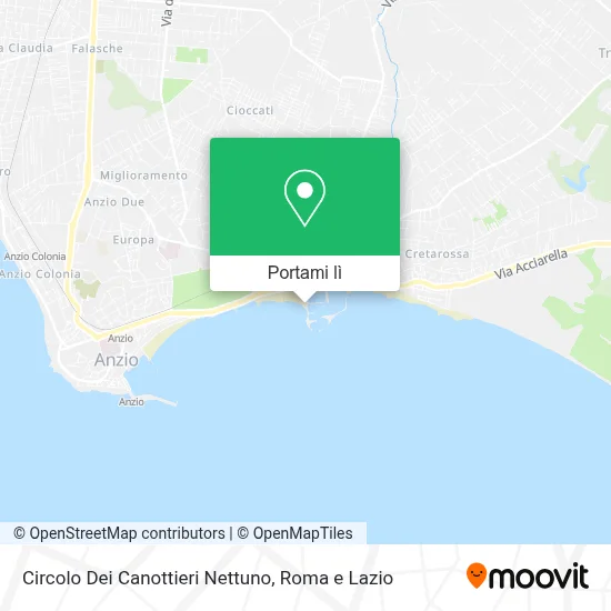 Mappa Circolo Dei Canottieri Nettuno