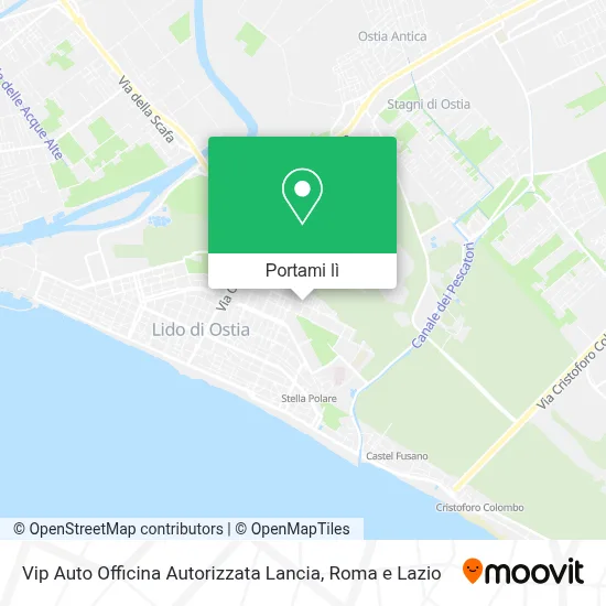 Mappa Vip Auto Officina Autorizzata Lancia