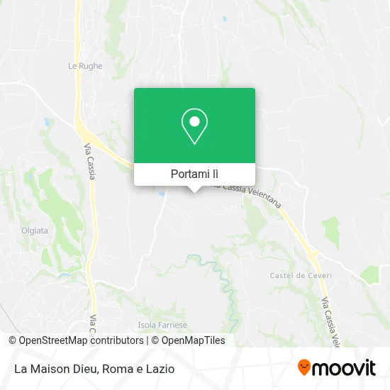 Mappa La Maison Dieu