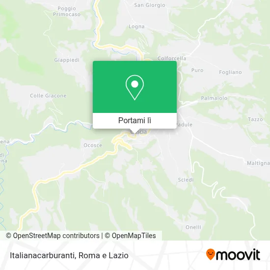 Mappa Italianacarburanti