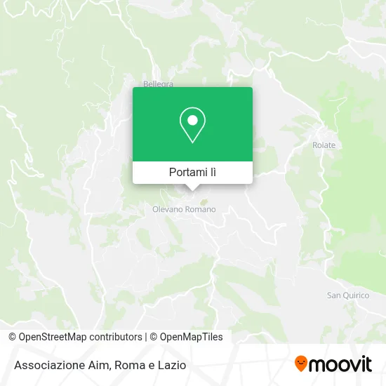 Mappa Associazione Aim