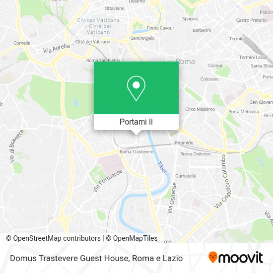 Mappa Domus Trastevere Guest House