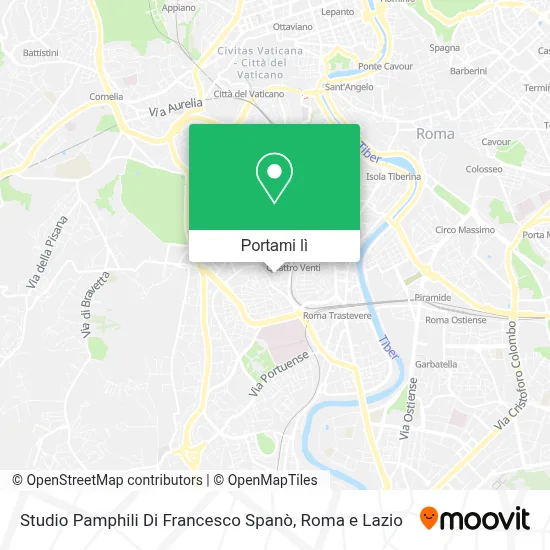 Mappa Studio Pamphili Di Francesco Spanò