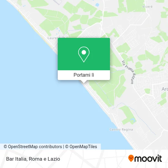 Mappa Bar Italia