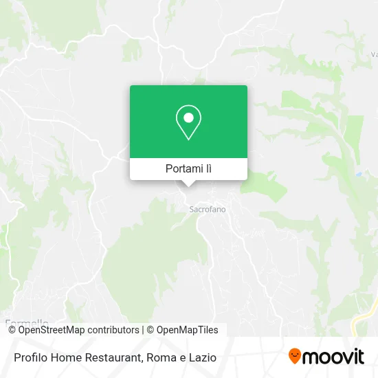Mappa Profilo Home Restaurant