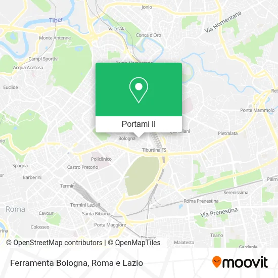 Mappa Ferramenta Bologna