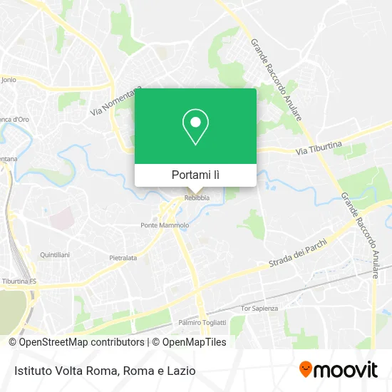 Mappa Istituto Volta Roma
