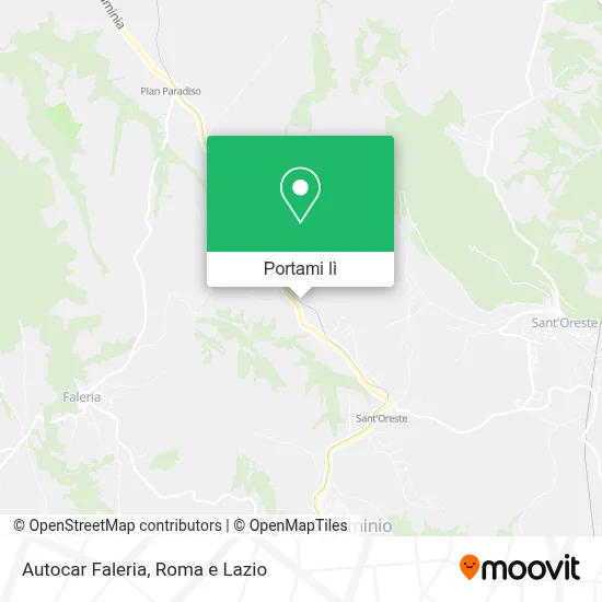 Mappa Autocar Faleria