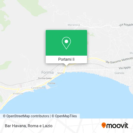 Mappa Bar Havana