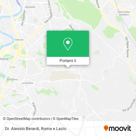 Mappa Dr. Alessio Berardi