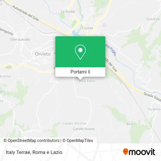 Mappa Italy Terrae