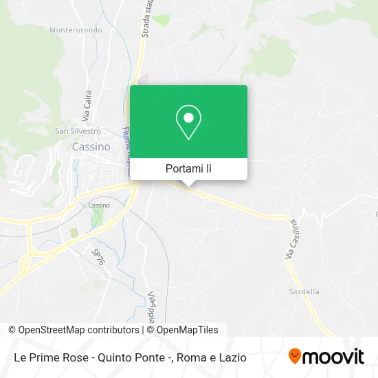 Mappa Le Prime Rose - Quinto Ponte -