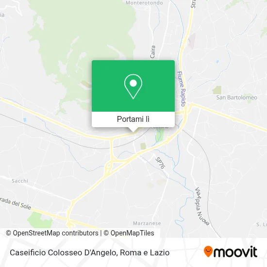 Mappa Caseificio Colosseo D'Angelo