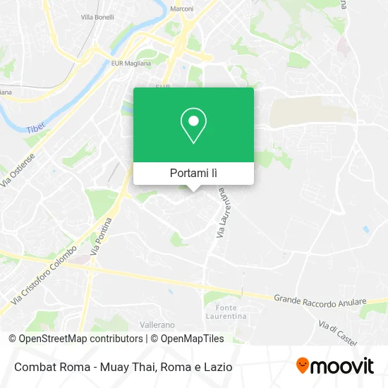Mappa Combat Roma - Muay Thai