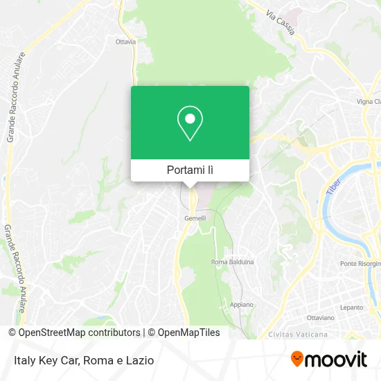 Mappa Italy Key Car