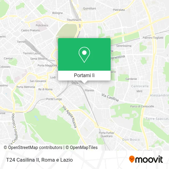 Mappa T24 Casilina II