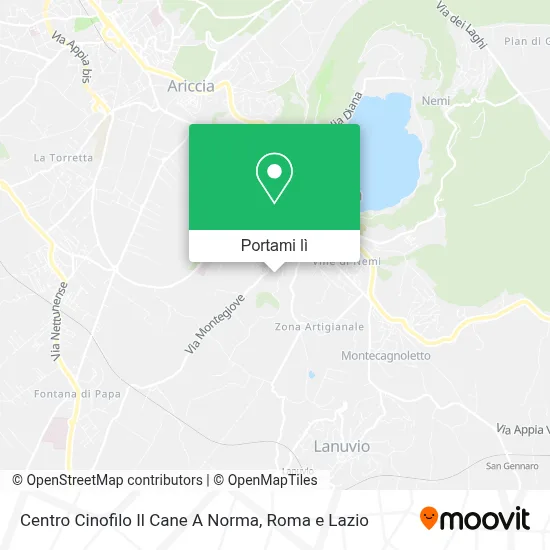Mappa Centro Cinofilo Il Cane A Norma