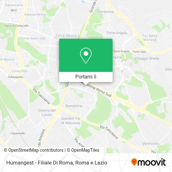 Mappa Humangest - Filiale Di Roma