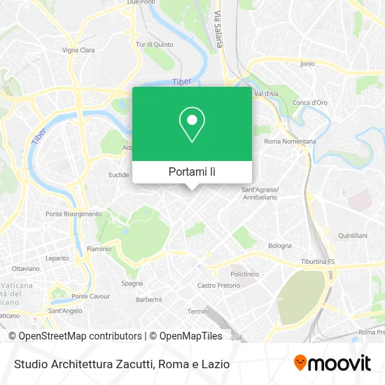 Mappa Studio Architettura Zacutti