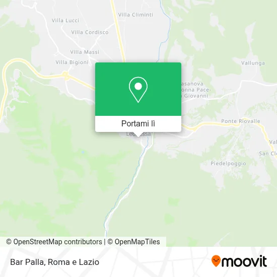Mappa Bar Palla