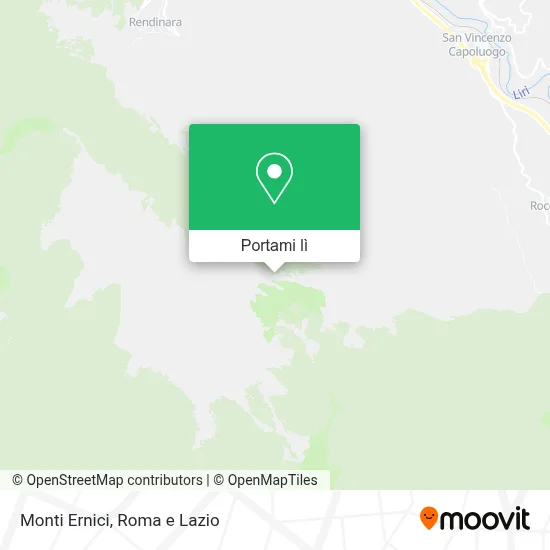 Mappa Monti Ernici