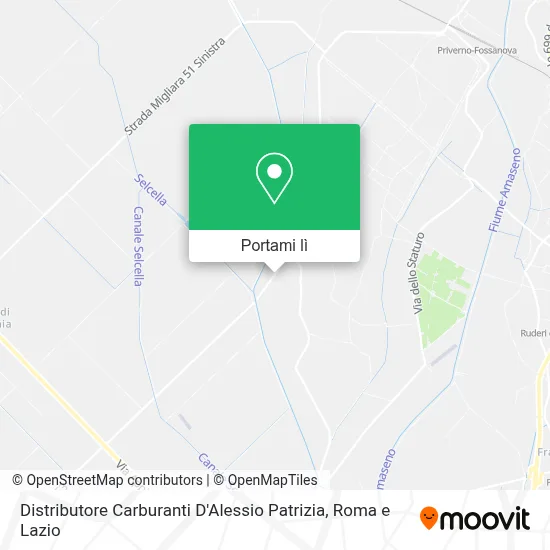 Mappa Distributore Carburanti D'Alessio Patrizia