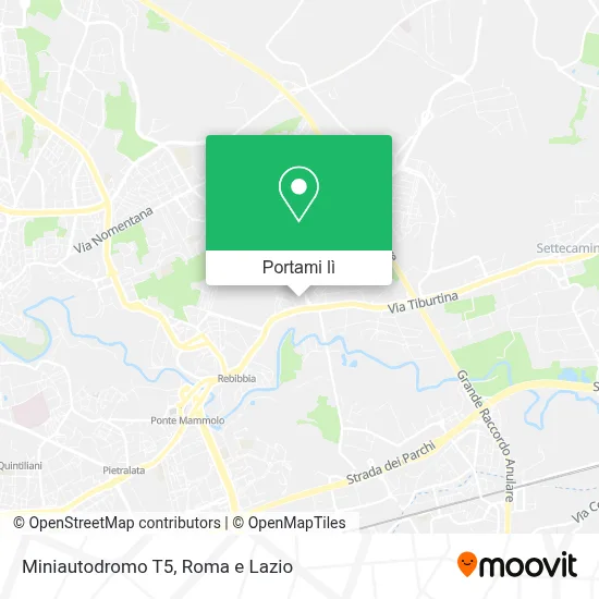 Mappa Miniautodromo T5