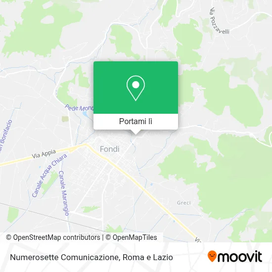 Mappa Numerosette Comunicazione