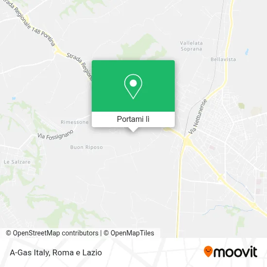 Mappa A-Gas Italy