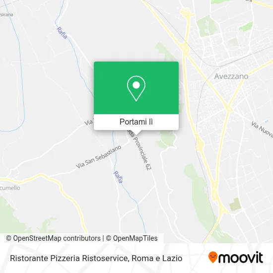 Mappa Ristorante Pizzeria Ristoservice