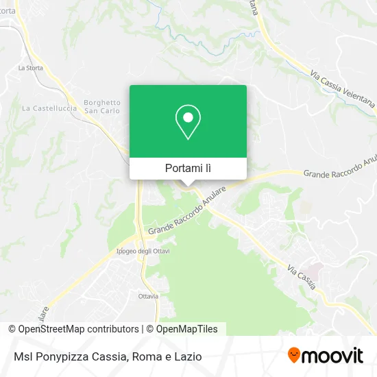 Mappa Msl Ponypizza Cassia