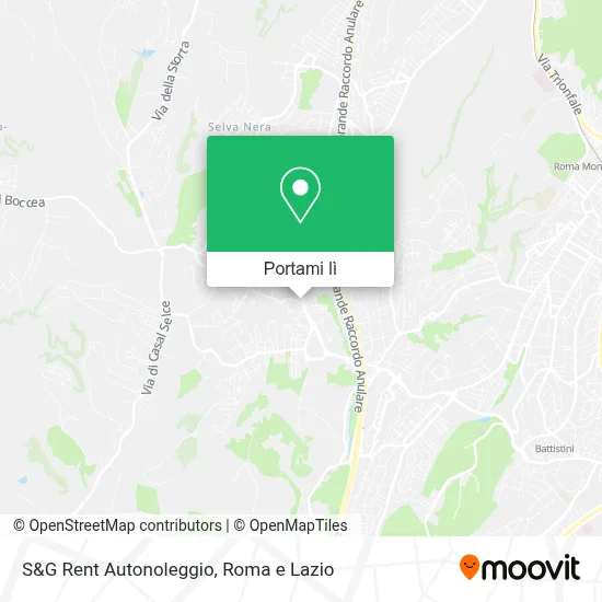 Mappa S&G Rent Autonoleggio