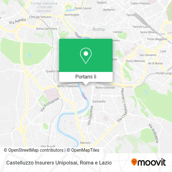 Mappa Castelluzzo Insurers Unipolsai